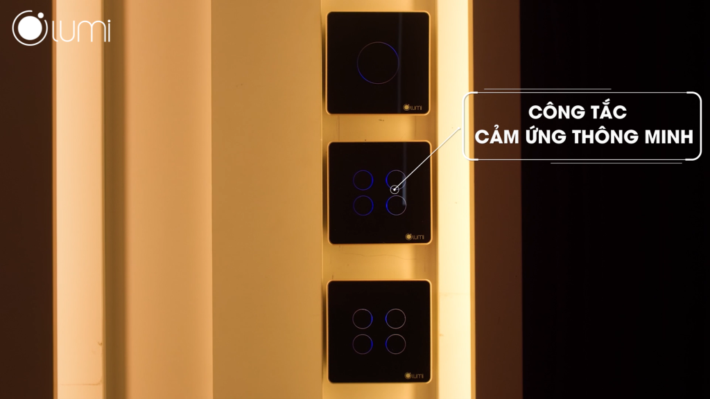 Công tắc thông minh được trang bị khắp căn biệt thự