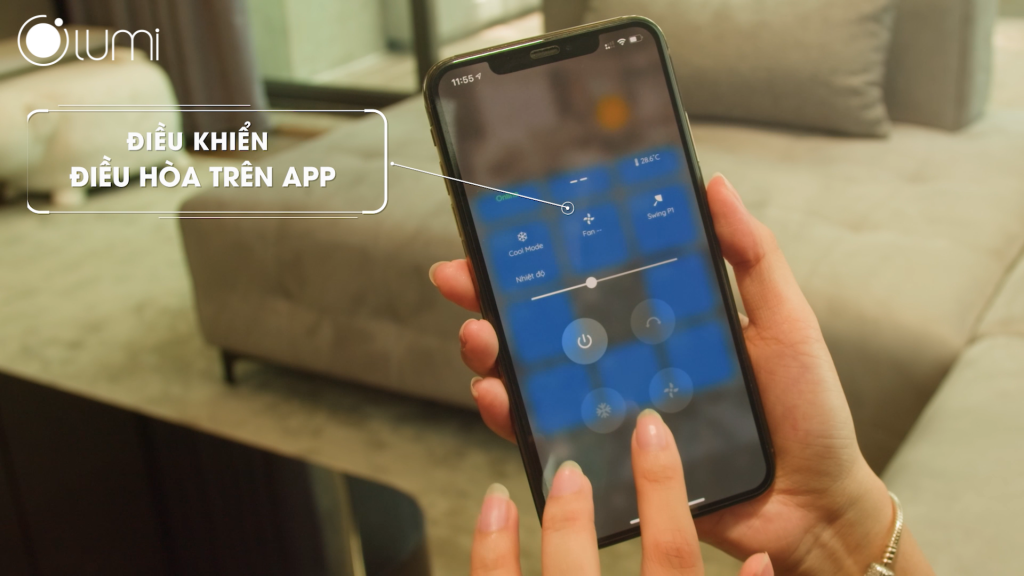 Dễ dàng điều khiển điều hòa qua smartphone