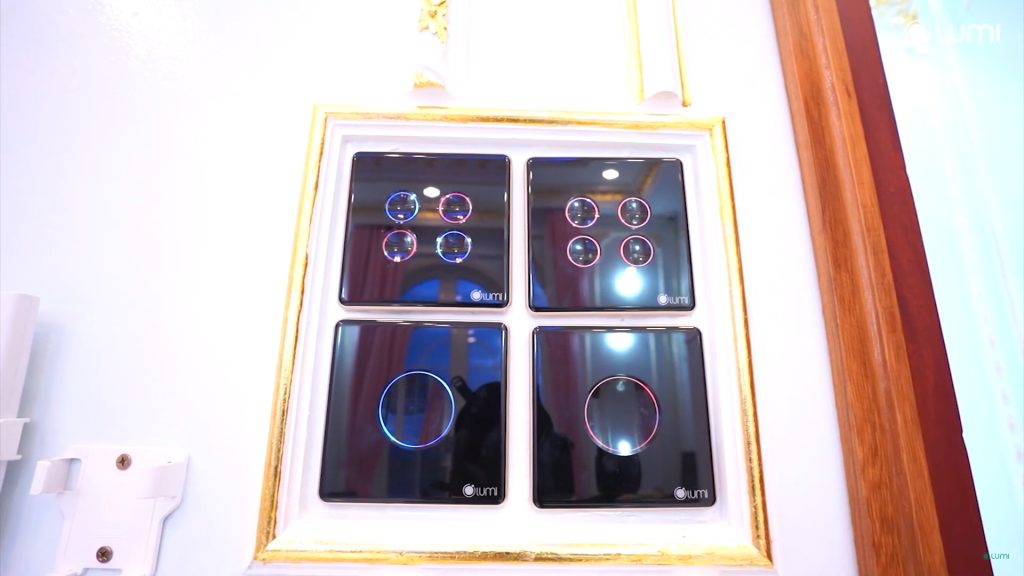 Hệ thống công tắc thông minh khắp căn biệt thự