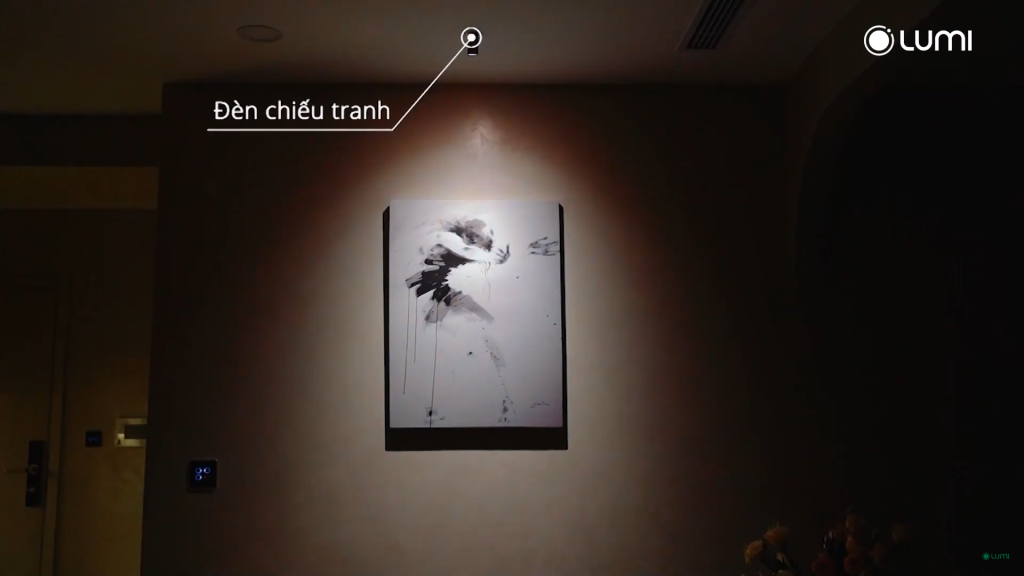 Đèn chiếu tranh giúp tôn vinh nét nghệ thuật của tác phẩm