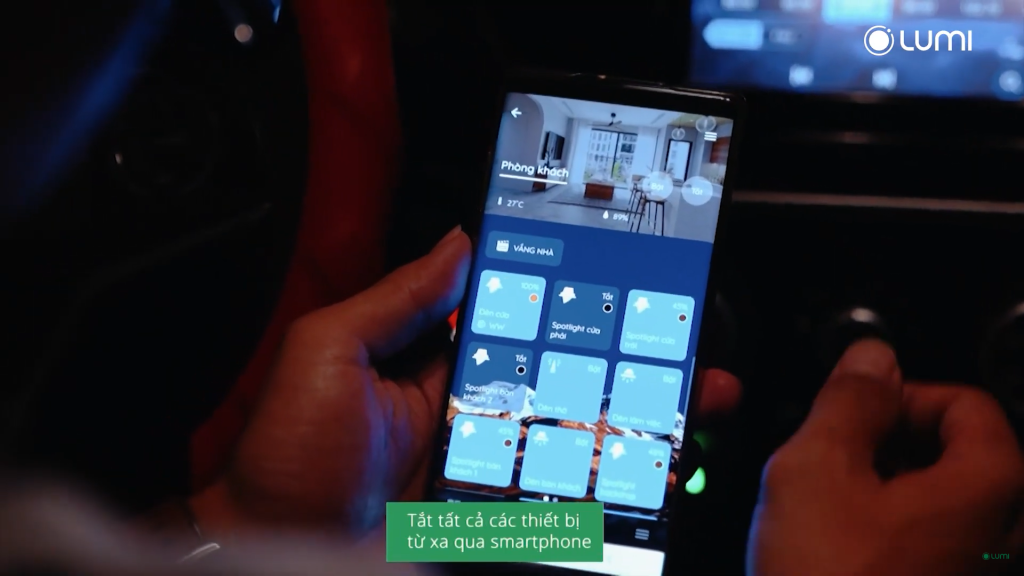 Tắt tất cả các thiết bị từ xa qua smartphone