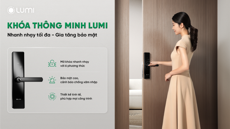 Khóa thông minh Lumi phiên bản cửa nhôm – Lựa chọn cho trải nghiệm nhà thông minh toàn diện
